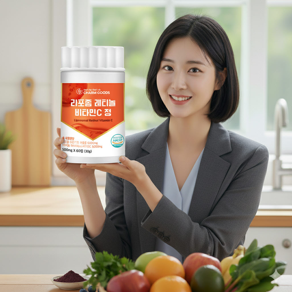 리포좀레티놀 레티놀 비타민C 60정 - 상품 이미지