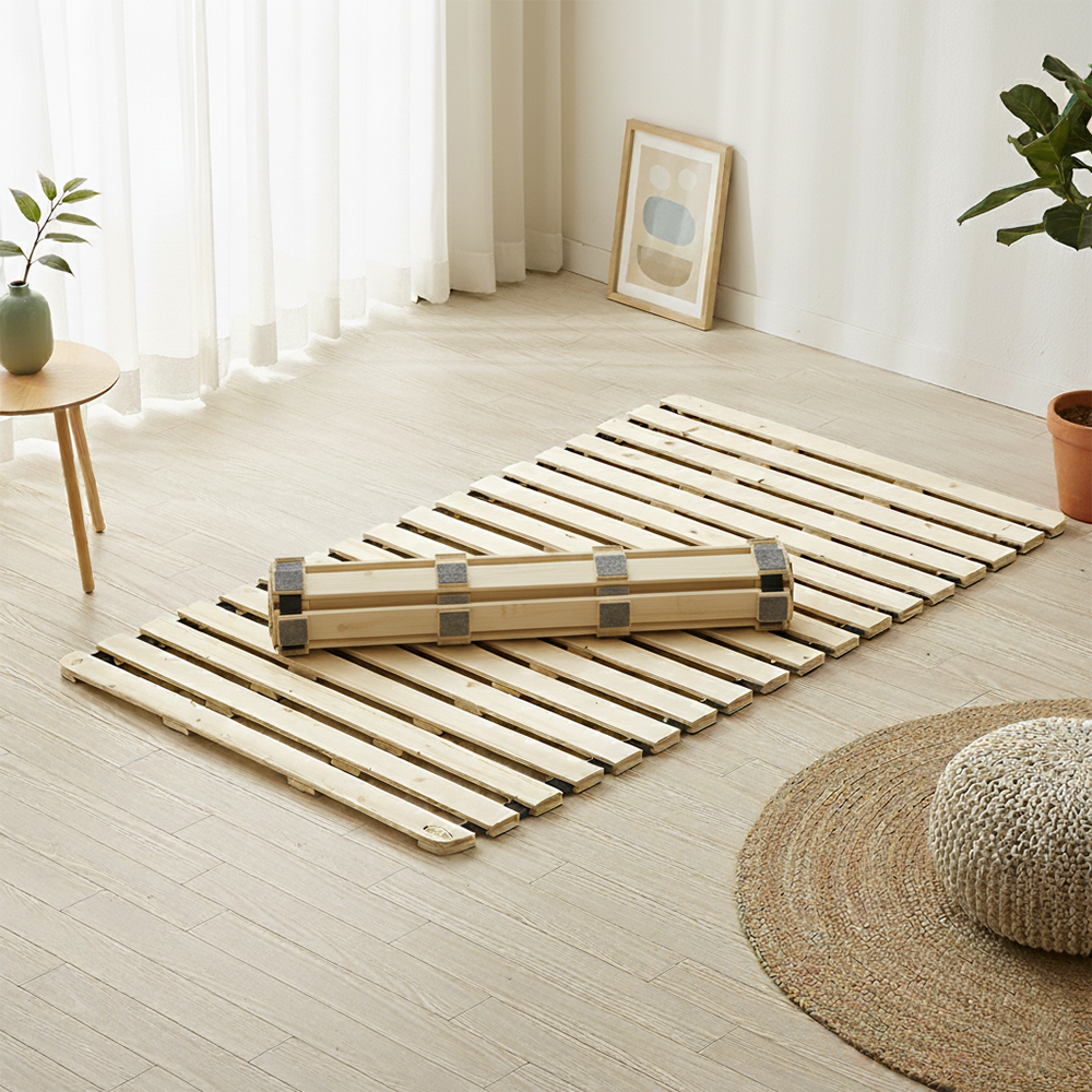 침대 매트리스 받침대 판 원목 패밀리 저상형 침대프레임 마는 롤 깔판 미니 싱글 60cm