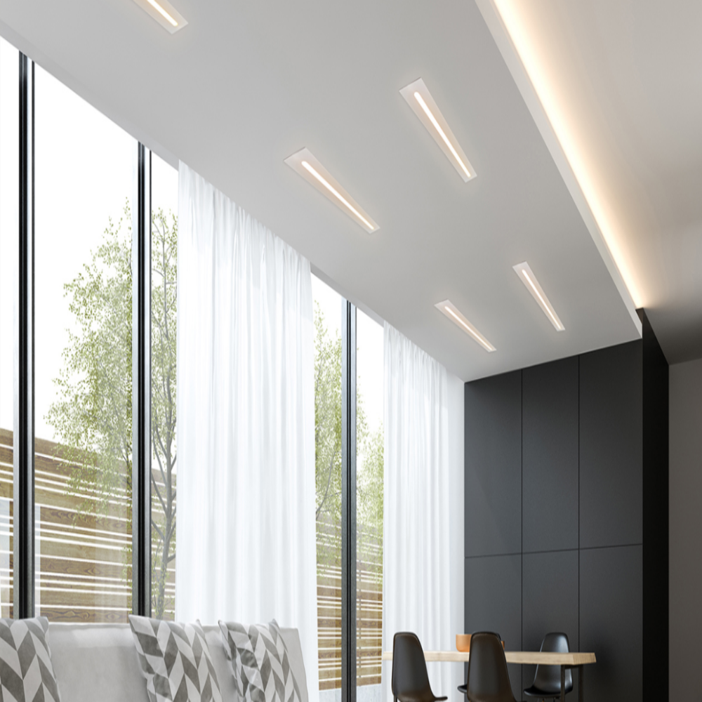 LED 발목등 스텝등 계단 복도 매입 조명 블랙 10W 전구색 이미지 6