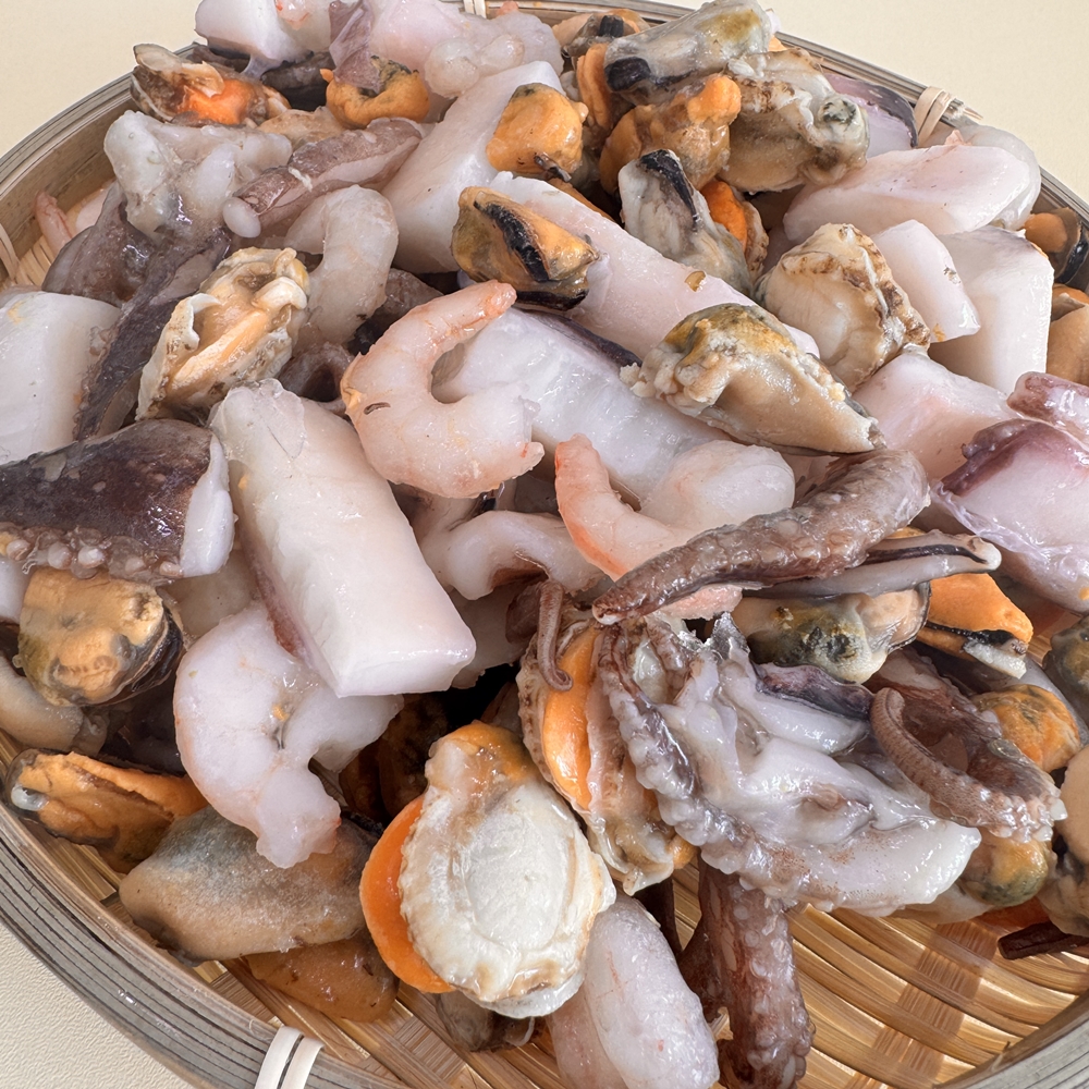 해물모듬 600g 300g 손질 냉동 믹스 오징어 새우 홍합 가리비 간편 해산물 수산물 - 상세 이미지 5