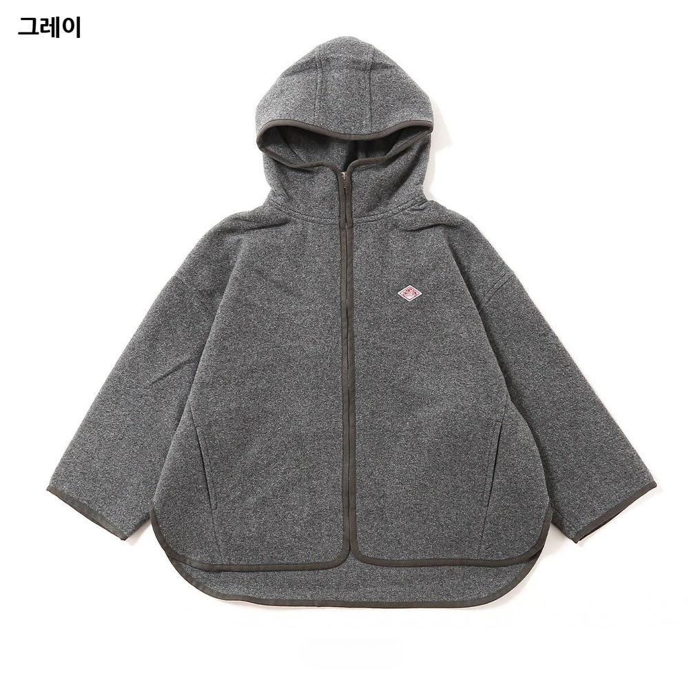 단톤 여성 블루종 울 멜튼 후드자켓 T-A0711 MEW 36 오렌지 - 상세 이미지 2