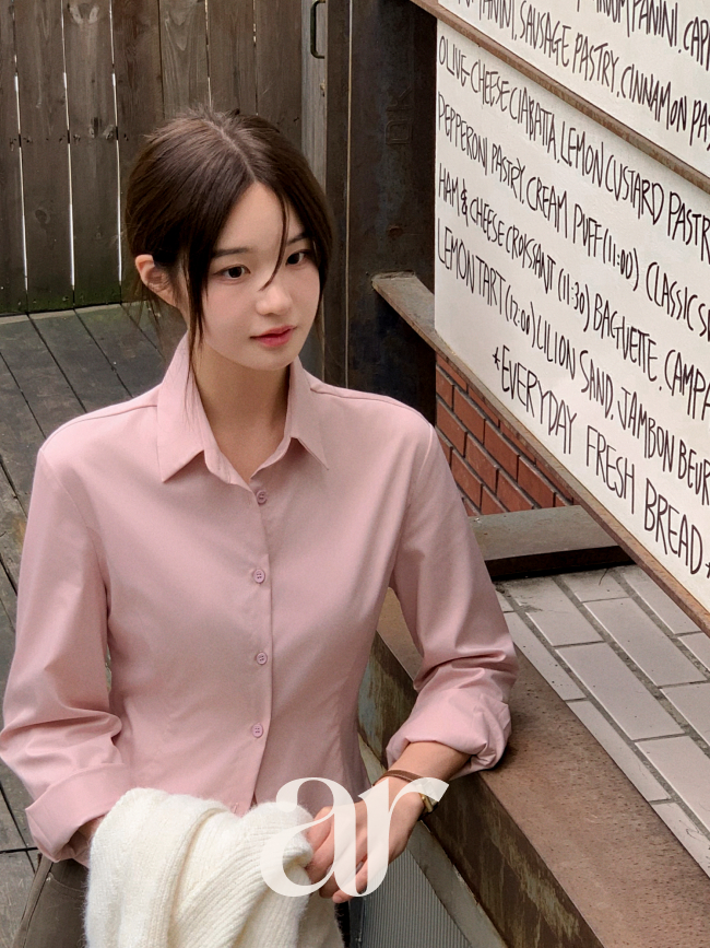 [자체제작] (MADE) 여리 슬림핏 라인 보정 셔츠 bs8396 이미지 3