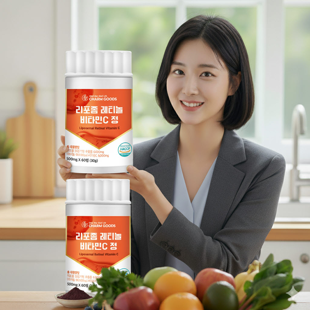리포좀 레티놀 비타민C 60정 2개 - 메인 이미지