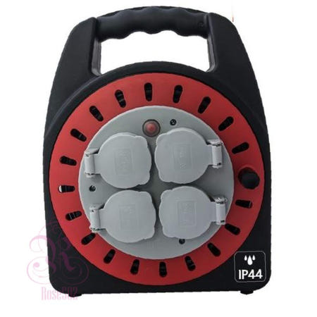 로공이 방진방수형 전기릴선 20미터 캠핑릴선 자동전선릴