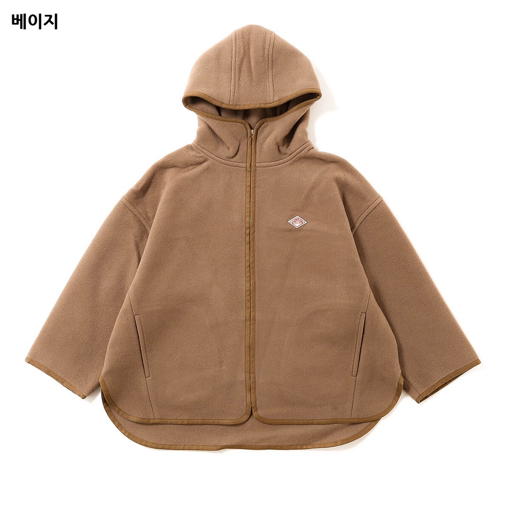 단톤 여성 블루종 울 멜튼 후드자켓 T-A0711 MEW 36 오렌지 - 상세 이미지 4