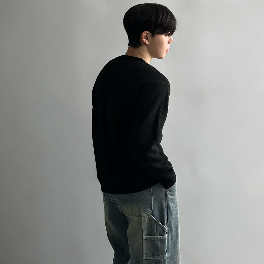 1+1 워셔블니트 남자오버핏니트 남성울니트 이미지 8