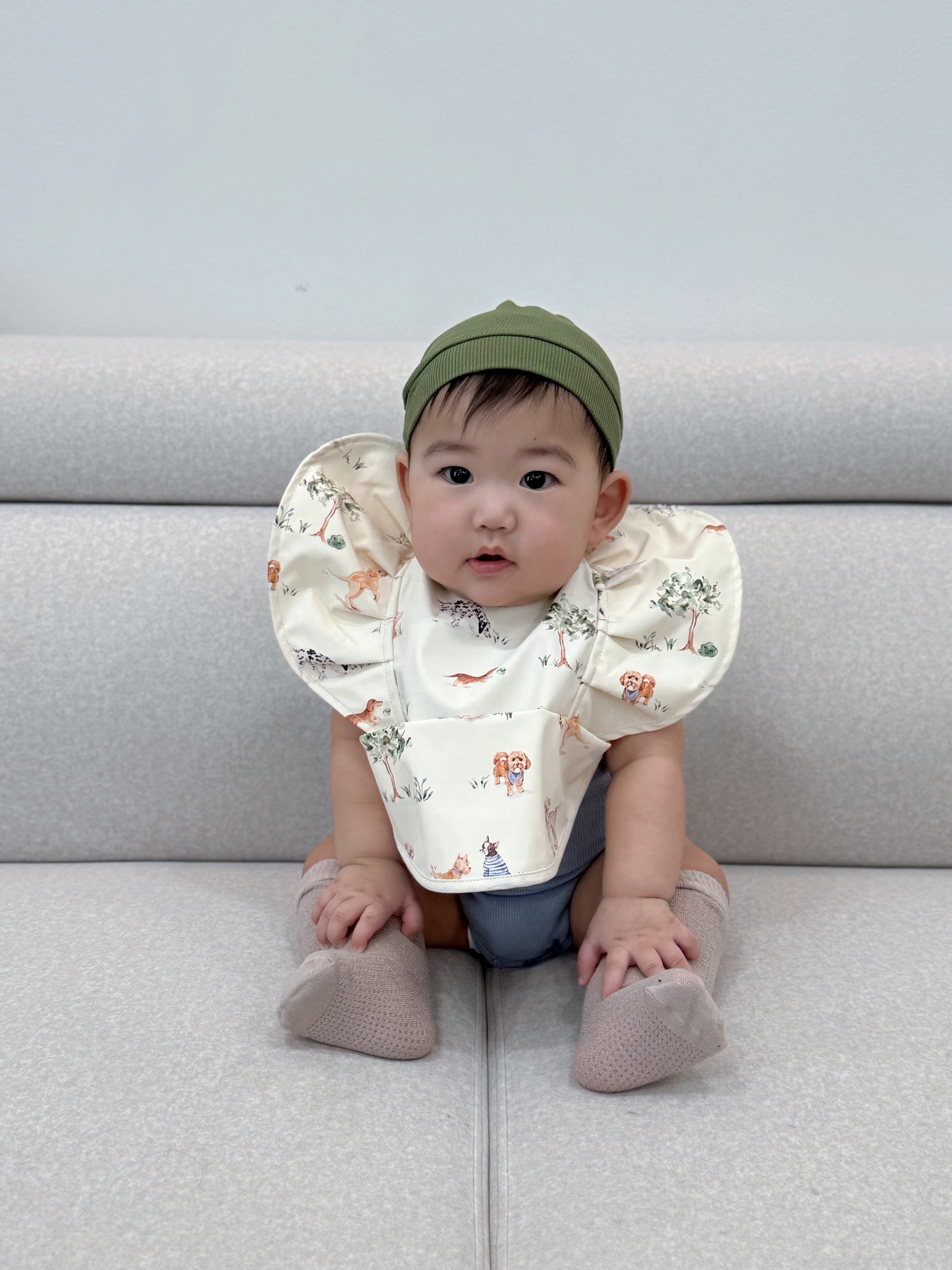 아기 턱받이 이유식 턱받이 방수 턱받이 침받이 신생아 유아 베이비 빕 프릴