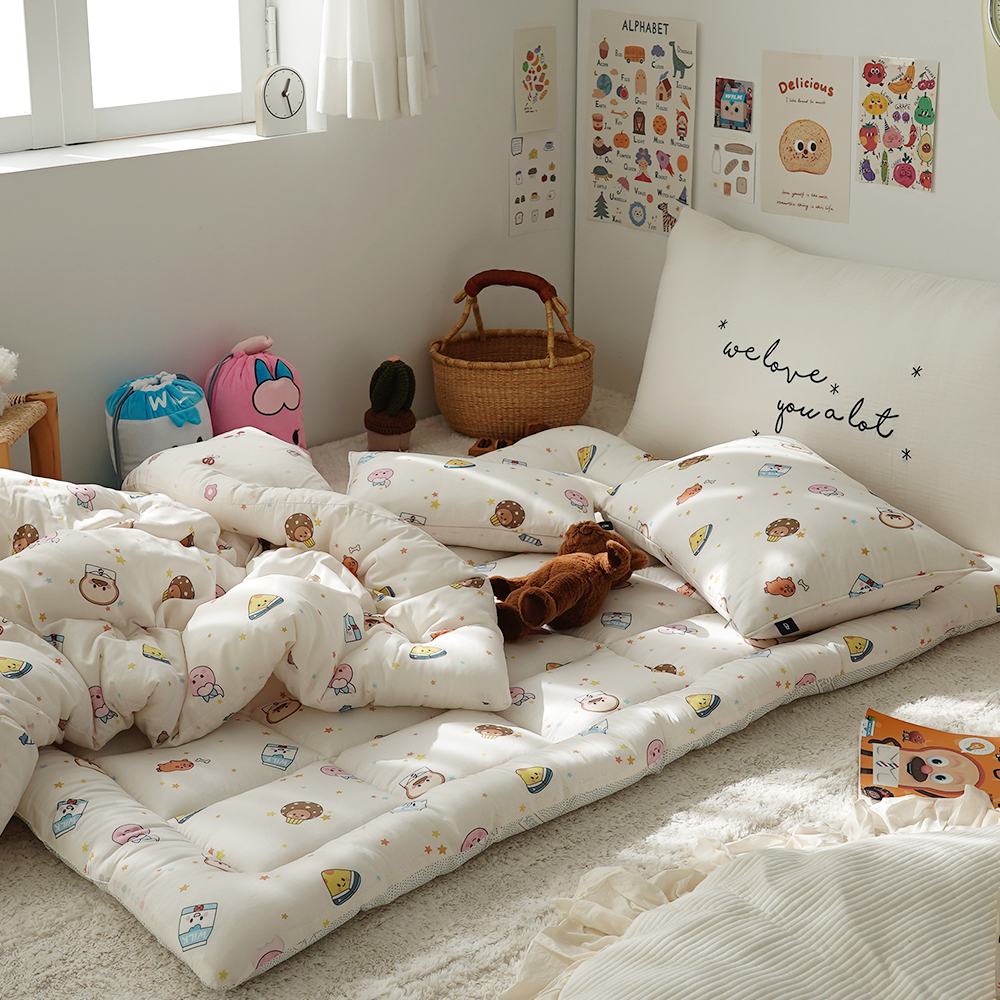 브레드이발소 텐셀 모달 100%  키즈 어린이 두꺼운 유아 아기 토퍼