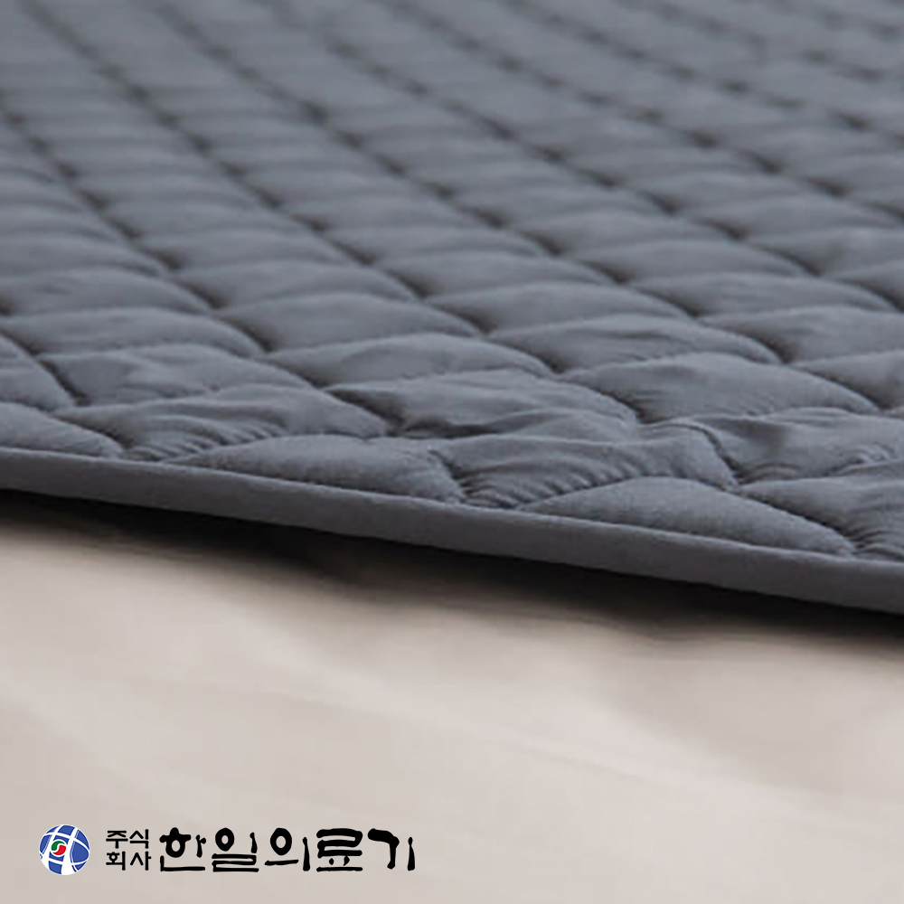 한일의료기 카본 탄소매트 전기 온열매트 워셔블 침대용 전기장판 1인용 싱글 바람개비