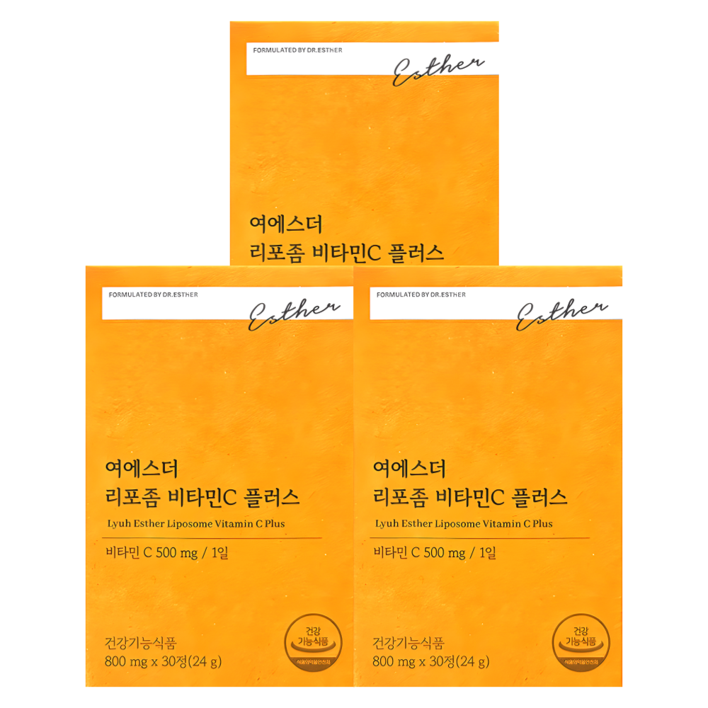 여에스터 리포좀 비타민씨 비타민C 닥터에스더 30정X3박스 - 상품 이미지