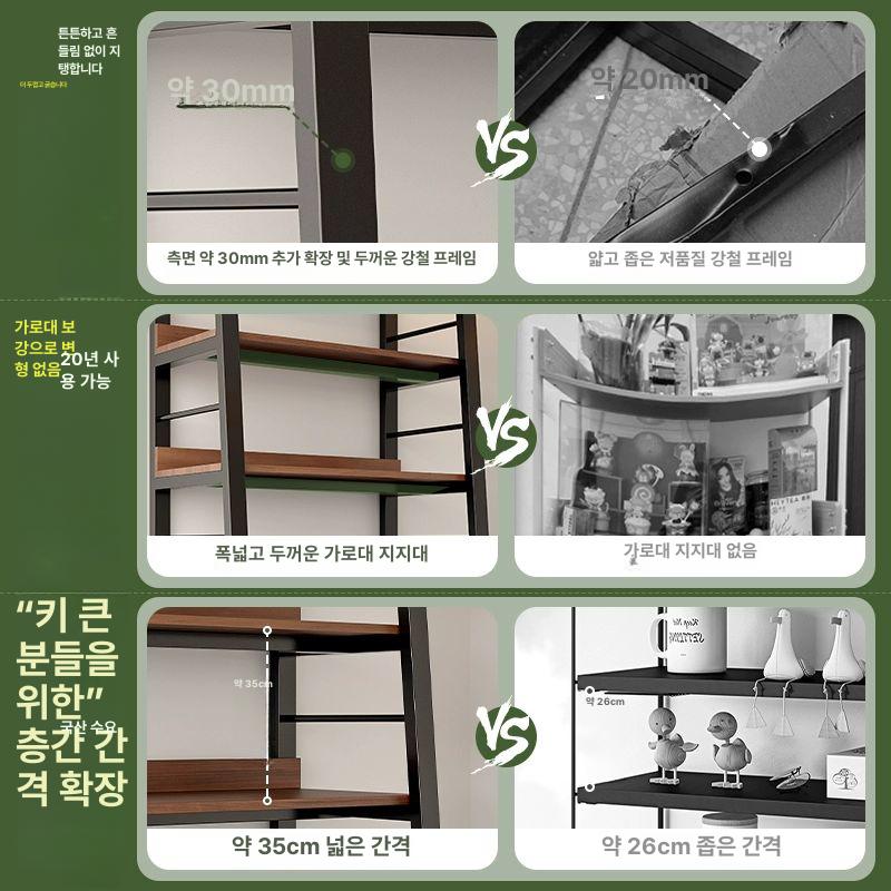 철제 수납 선반 진열장 인테리어 주방 팬트리 조립 - 상세 이미지 3
