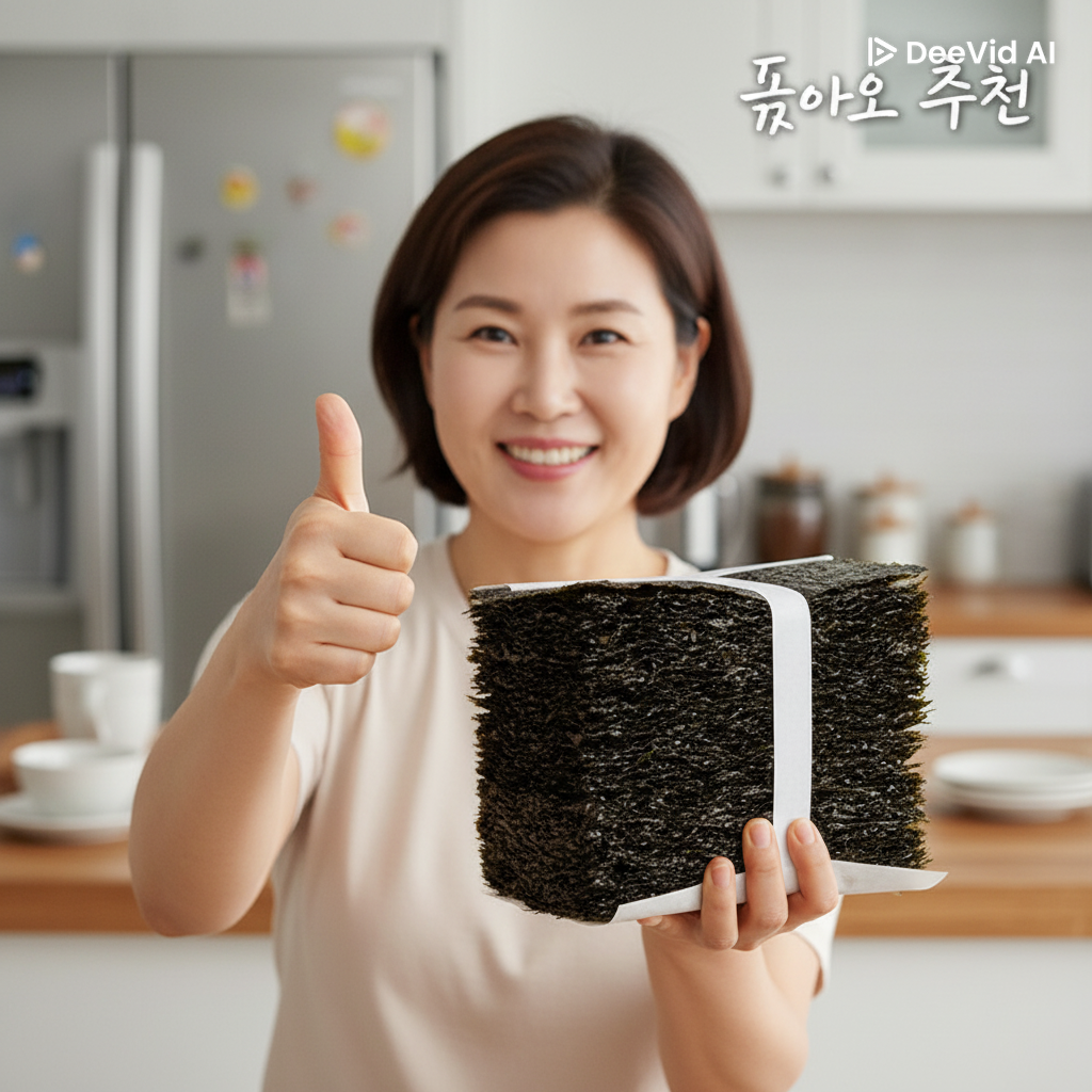 명식품본사 곱창김 대포장 100장 명품 곱창돌김 지주식 장흥 특산품 가정 380g, 1개 - 상세 이미지 4