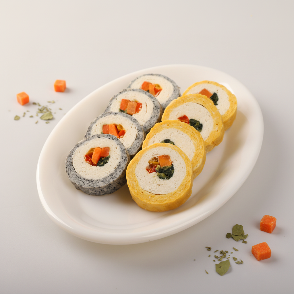 독특 강아지 수제간식 강아지 김밥 (8pcs) 생일간식