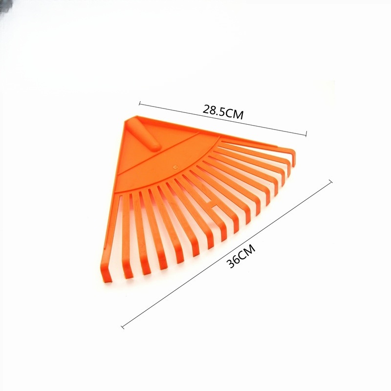 밭일구기 갈퀴 낙엽모으기 농사용품 PVC 갈쿠리 자갈고르기 플라스틱 16톱니 (헤드만) - 상품 이미지