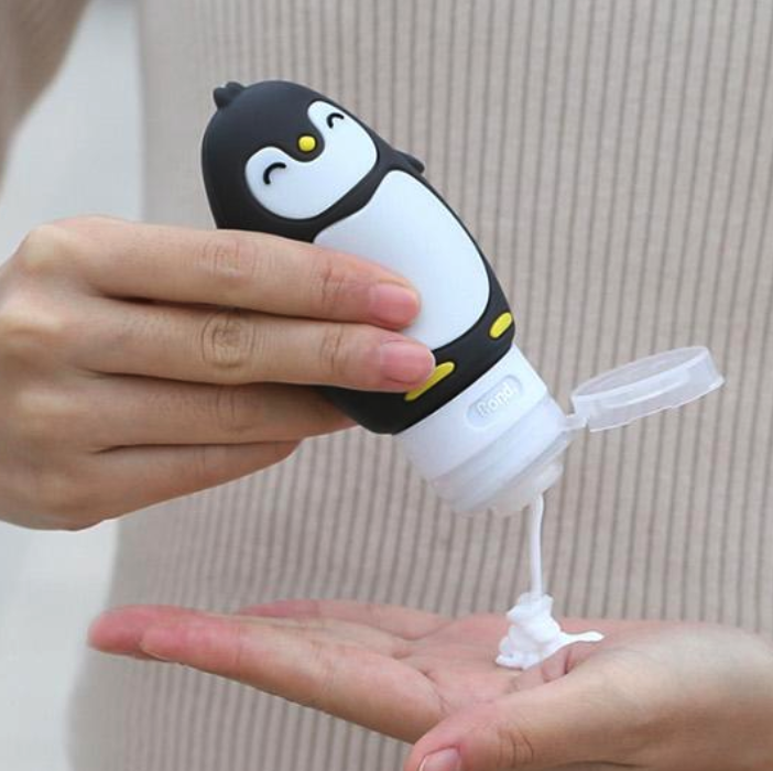 펭귄 로션공병 화장품소분병 캐릭터공병 - 상품 이미지