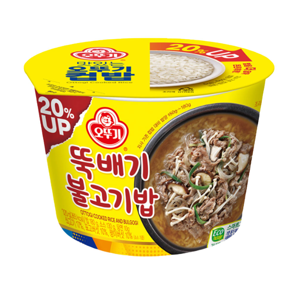 오뚜기 컵밥 뚝배기불고기밥(증량) 320g - 상품 이미지