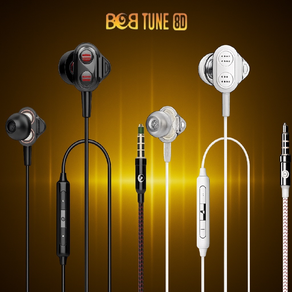 밥튠 8D 올인원 유선 게이밍 이어폰 이어셋 BJ 게이머 방송용 인이어 제품 이미지