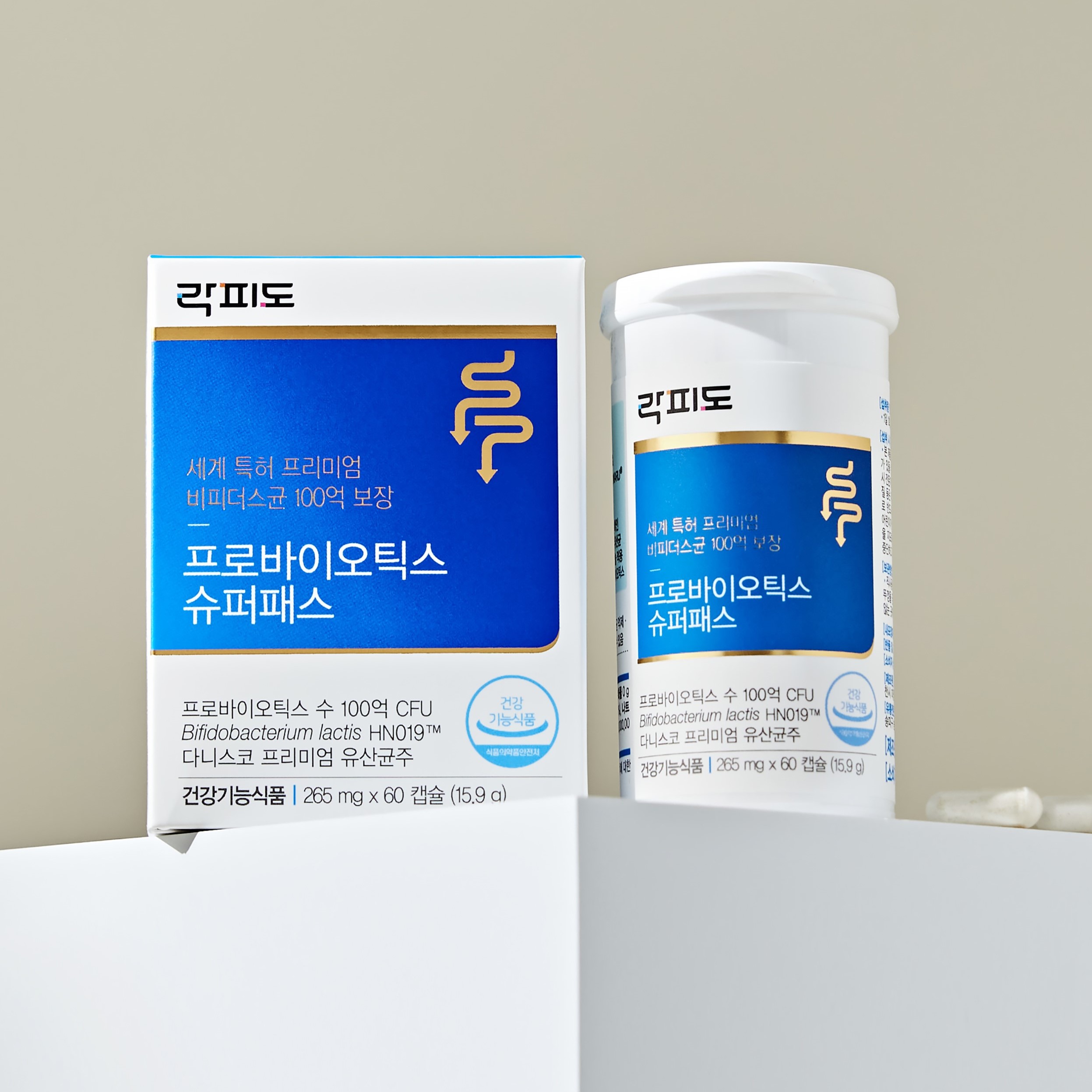 락피도 프로바이오틱스 슈퍼패스 · 세계프리미엄 100억 유산균 60캡슐, 1개 제품 이미지
