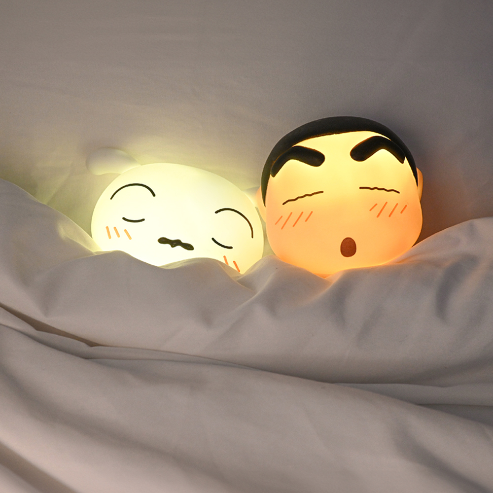 레토 짱구는못말려 흰둥이 배빵빵 무드등 인테리어소품 조명 수유등 취침등