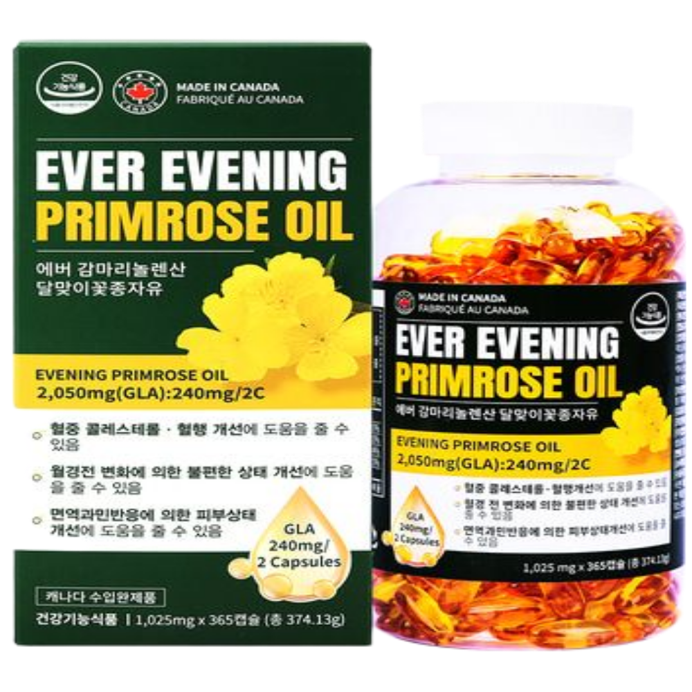 에버 감마리놀렌산 달맞이꽃종자유 1025mg x 365캡슐 2개 - 상세 이미지 2