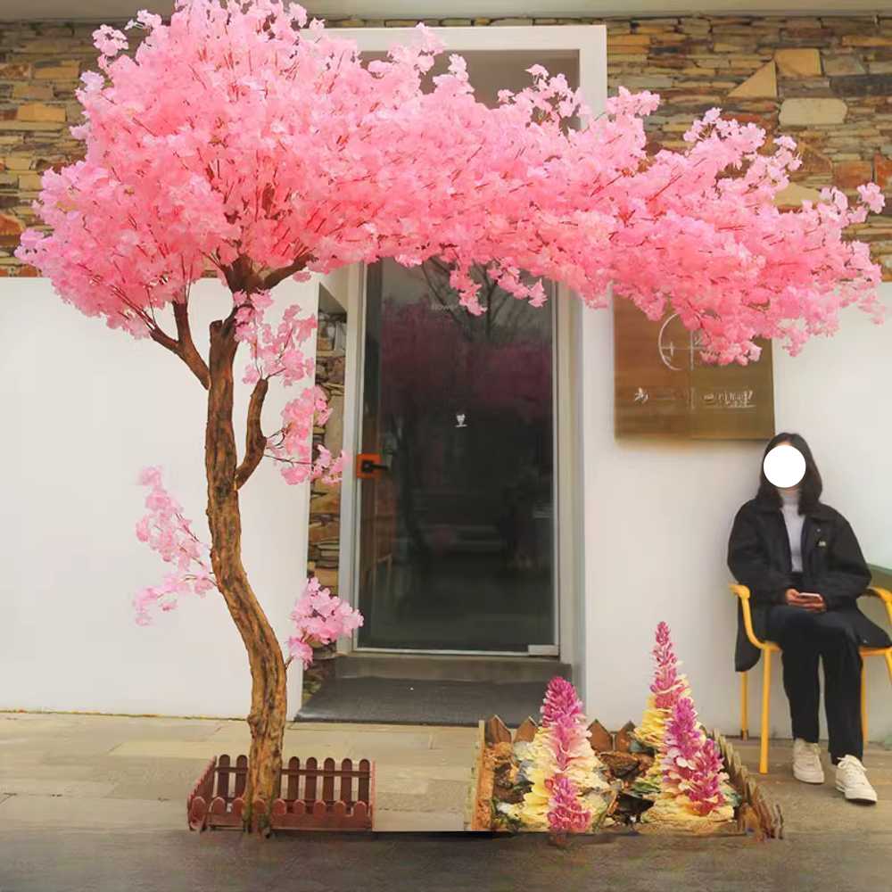 벚꽃 조화 인테리어 꽃 장식 실내 카페 장식용 조경 3mx2m - 상세 이미지 2