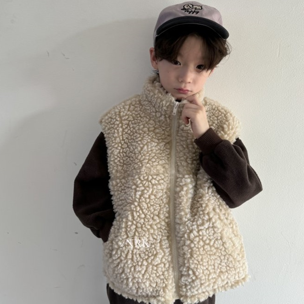 키즈 조끼 뽀글 겨울 남아 여아 주니어 왕덤블조끼 이미지 6