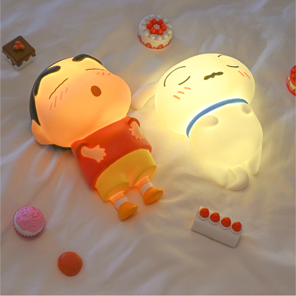 레토 짱구는못말려 흰둥이 배빵빵 무드등 인테리어소품 조명 수유등 취침등