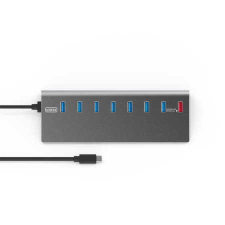 넥스트유 NEXT-330TC USB3.0 Type-C 7포트 + 1포트 퀵차지 USB허브