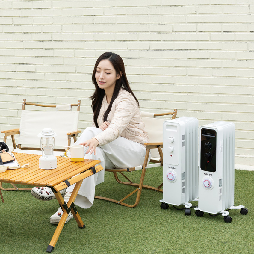 한양 라디에이터 HYR05 전기 난로 타이머 난방기 가정용 업소용 사무실 화장실 캠핑 5핀 판매처 상세 정보 이미지 4
