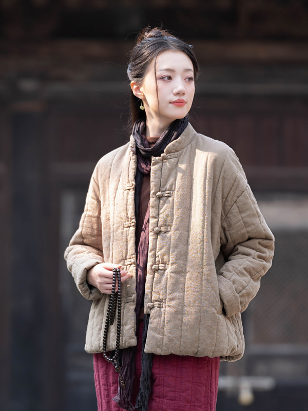 누비저고리 여성 누빔 두루마기 개량한복 패딩 겨울법복 마고자 절복 - 상품 이미지