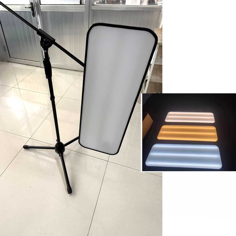 덴트스코프 반사 조명 자동차 판금용 LED 수리 램프 60x20 와이어 램프+파란 브라켓 - 상품 이미지