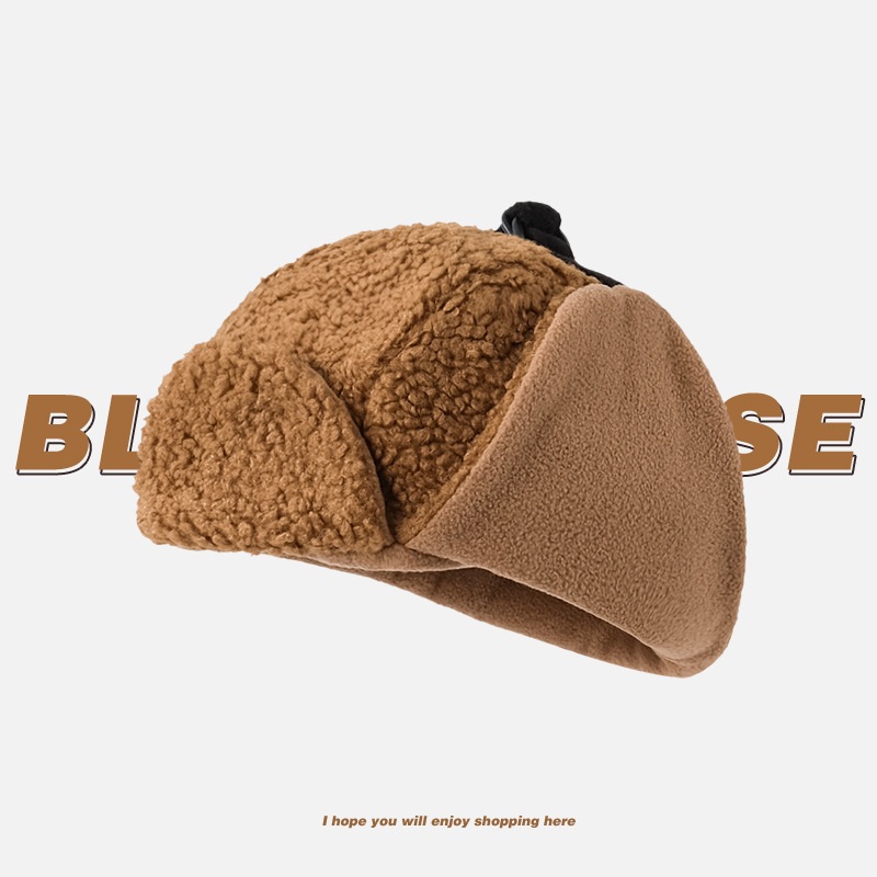 OverWarm 남녀공용 따뜻한 이어머프 모자 레트로캡 - 상세 이미지 2