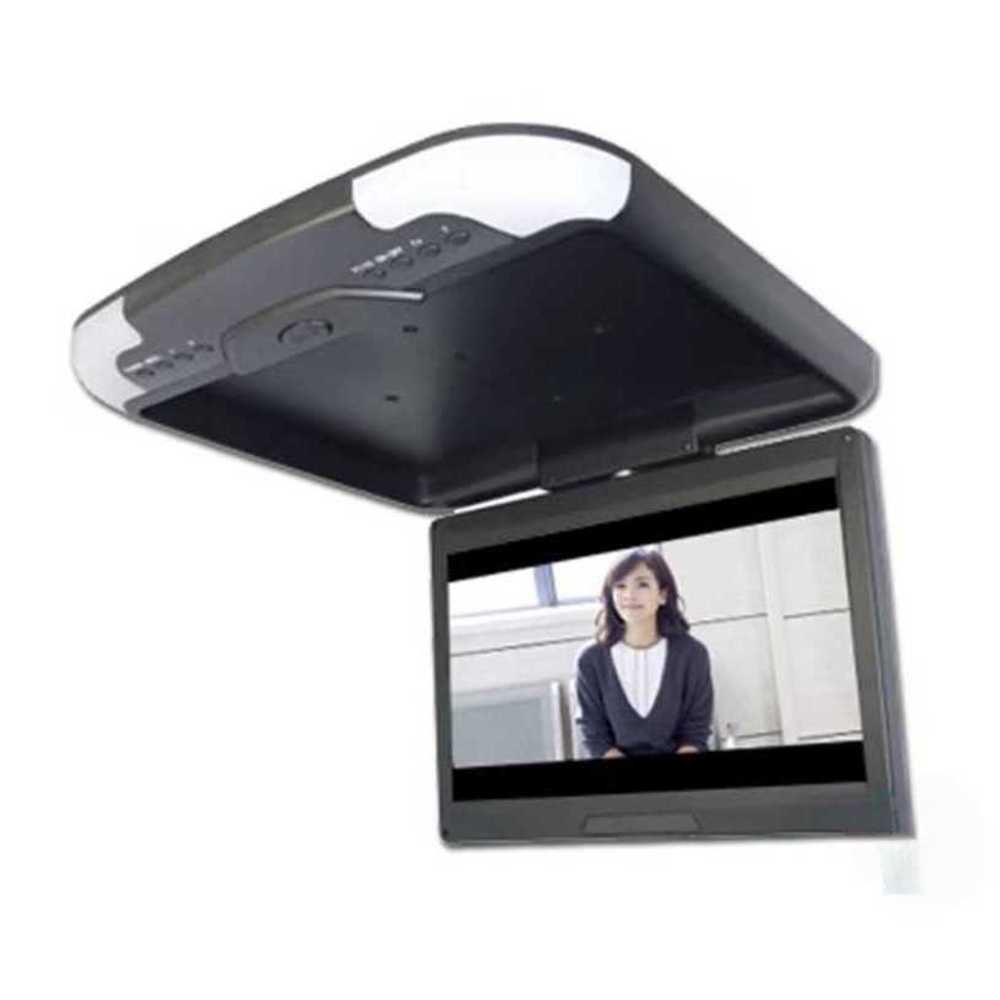 차량용 천장 모니터 대형 화면 접이식 엔터테인먼트 B형 AV + 베이지 12V - 상세 이미지 2