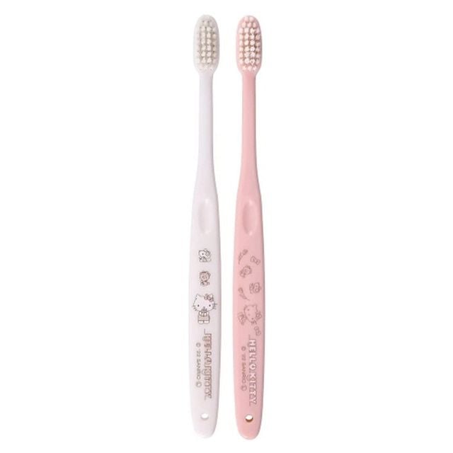 헬로키티 컴팩트 칫솔 18cm 2p세트 - 상품 이미지