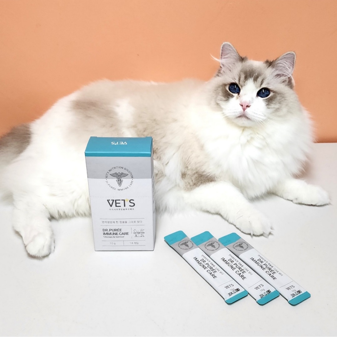 이뮨케어 한달분 고양이 구내염약 영양제 허피스 감기 기침 콧물 엘라이신 제품 이미지