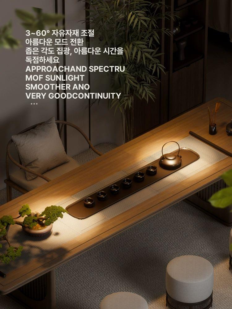 화분액자조명 LED 토끼 원형 인테리어 입체 집들이 커피 50cm 화이트 소형 3W 3000K - 상세 이미지 5