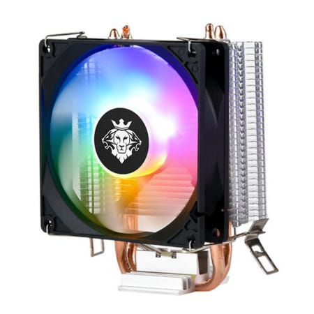 컴이지 킹덤 X92-IA LED 싱글타워 공랭 CPU 쿨러 (블랙)