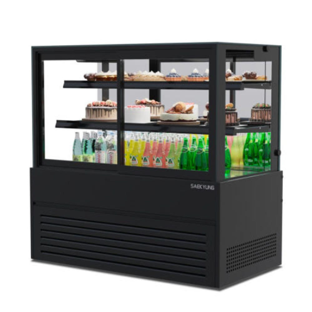 앞문 900 냉장쇼케이스 음료수 케익 3단 빵 제과쇼케이스 : 신일N위시웨이