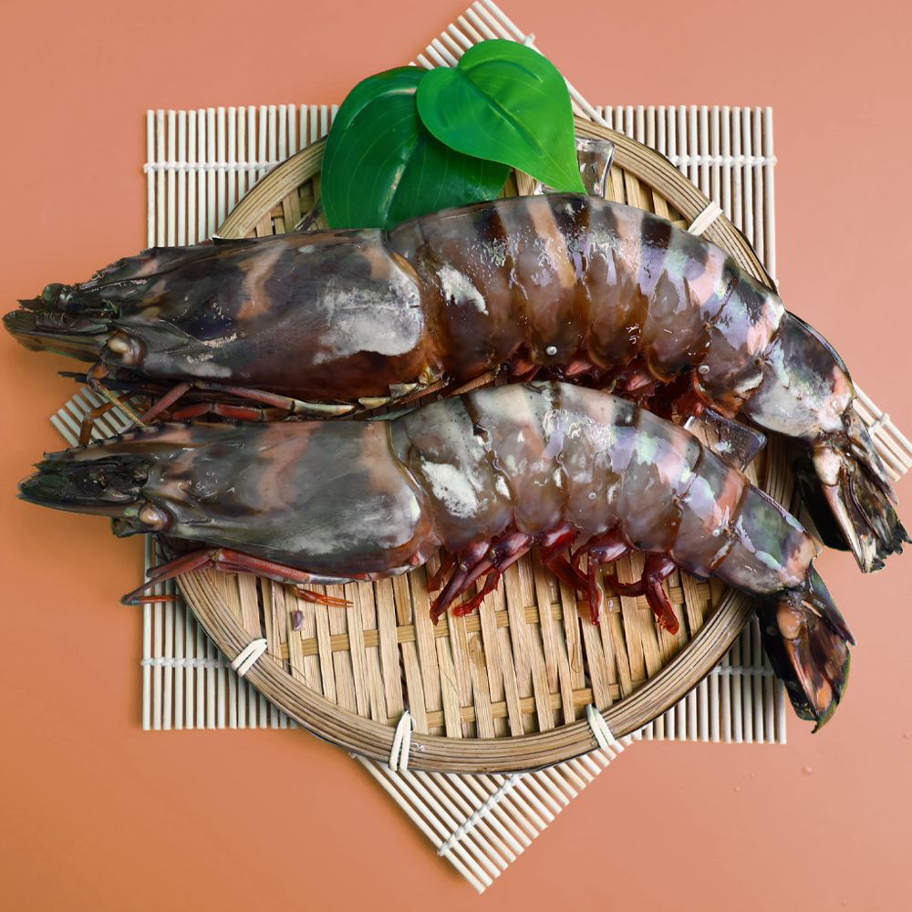 킹타이거새우 1kg 블랙타이거 3미 8미 블랙킹 자연산 대왕 새우장용도 이미지 4