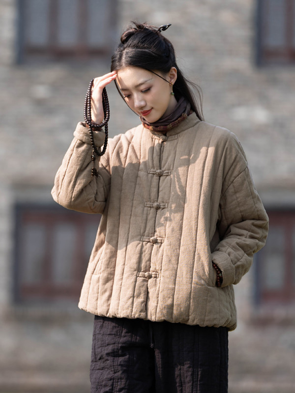 누비저고리 여성 누빔 두루마기 개량한복 패딩 겨울법복 마고자 절복 - 상세 이미지 5