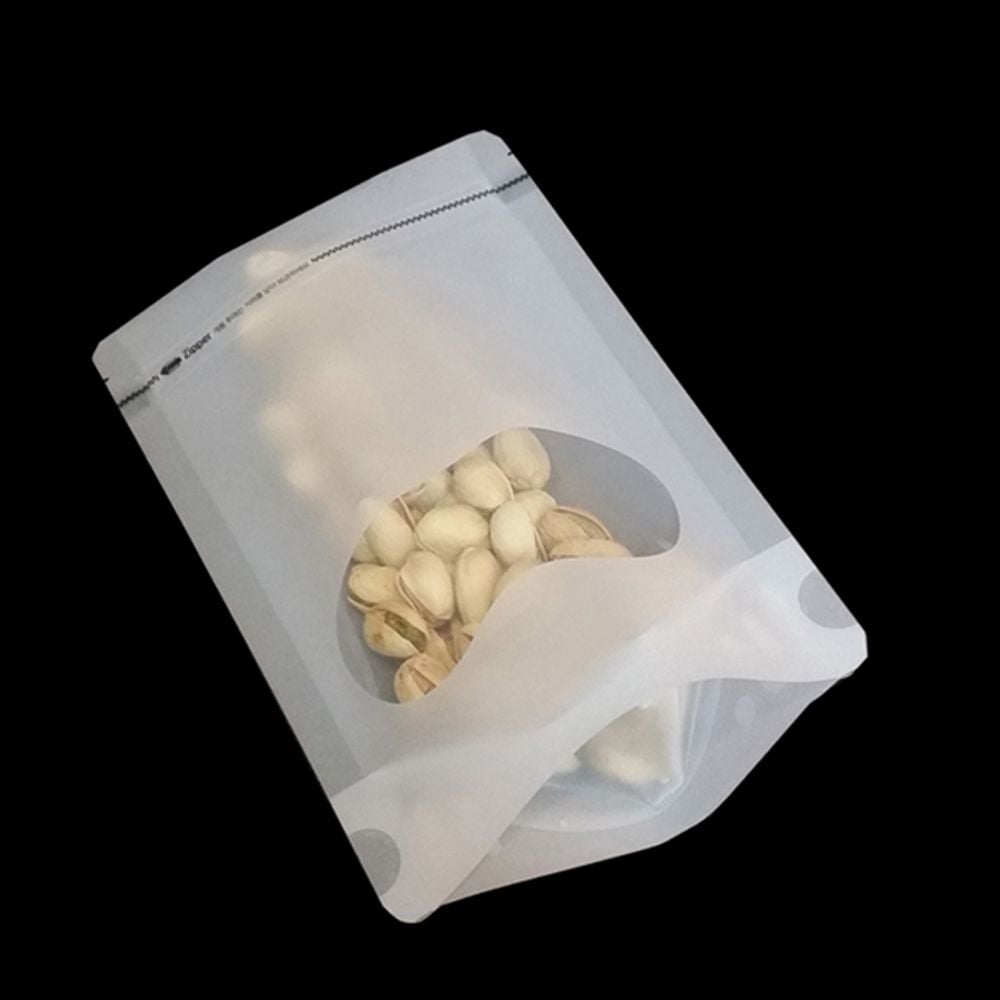 무광 너츠창 진열 지퍼스탠드 22X30cm 밑10cm100장 - 메인 이미지