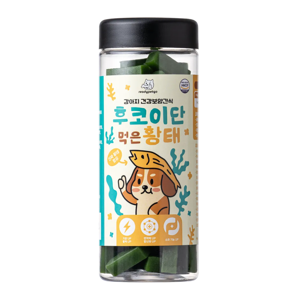 레디펫고 후코이단먹은황태 강아지 건강보양 활력 간식 면역력 가수분해 저알러지 트릿 300g - 상품 이미지