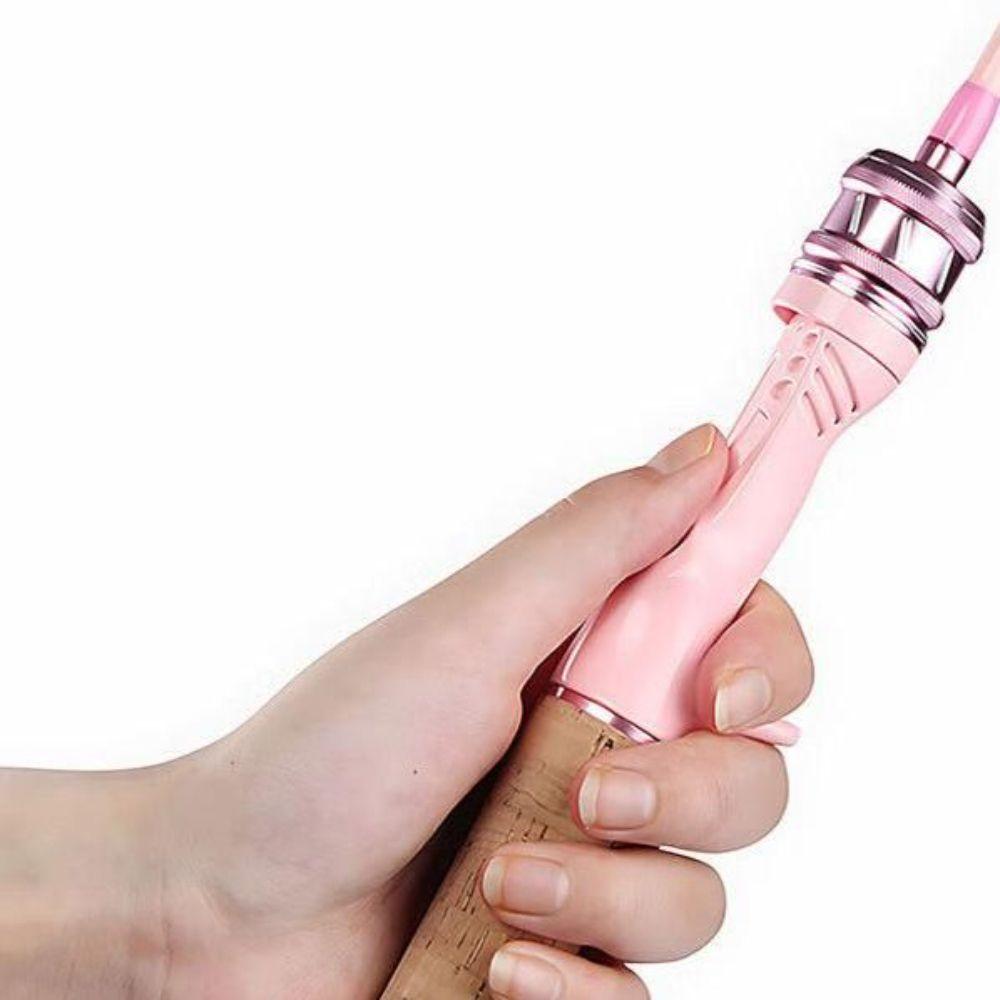 낚시대 핑크 루어 입문용 바다 초보 민물 휴대용 낚싯대 직형 바늘 세트 1.5m - 상세 이미지 3