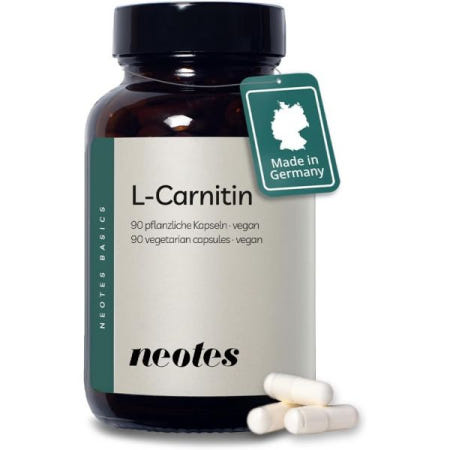 [해외]Neotes 네오테스 L-카르니틴 캡슐 - 1일 복용량당 1000mg 타르타르산염 45일용 고용량 90캡슐 및 무첨가 스포츠 에너지용 [B0FBWLQ2L9]