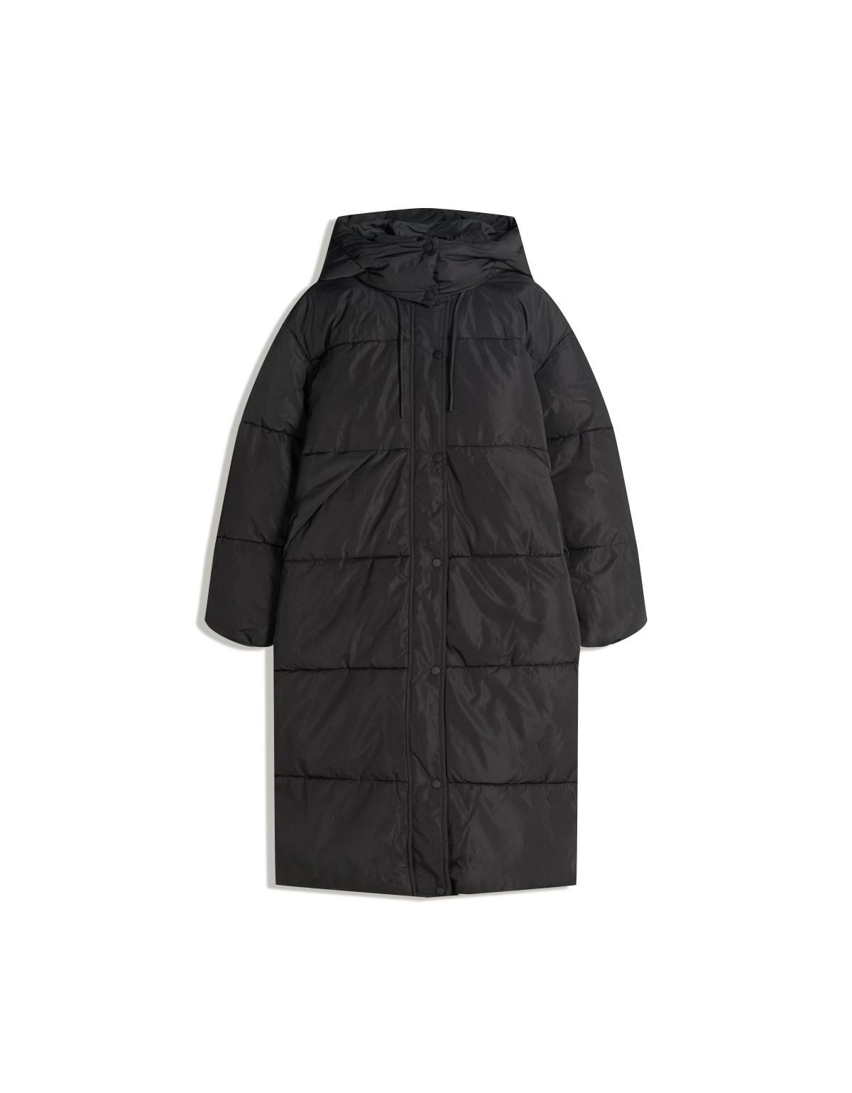 버쉬카 테크니컬 롱 후드 패딩 코트 6905/551 BLACK - 상세 이미지 2