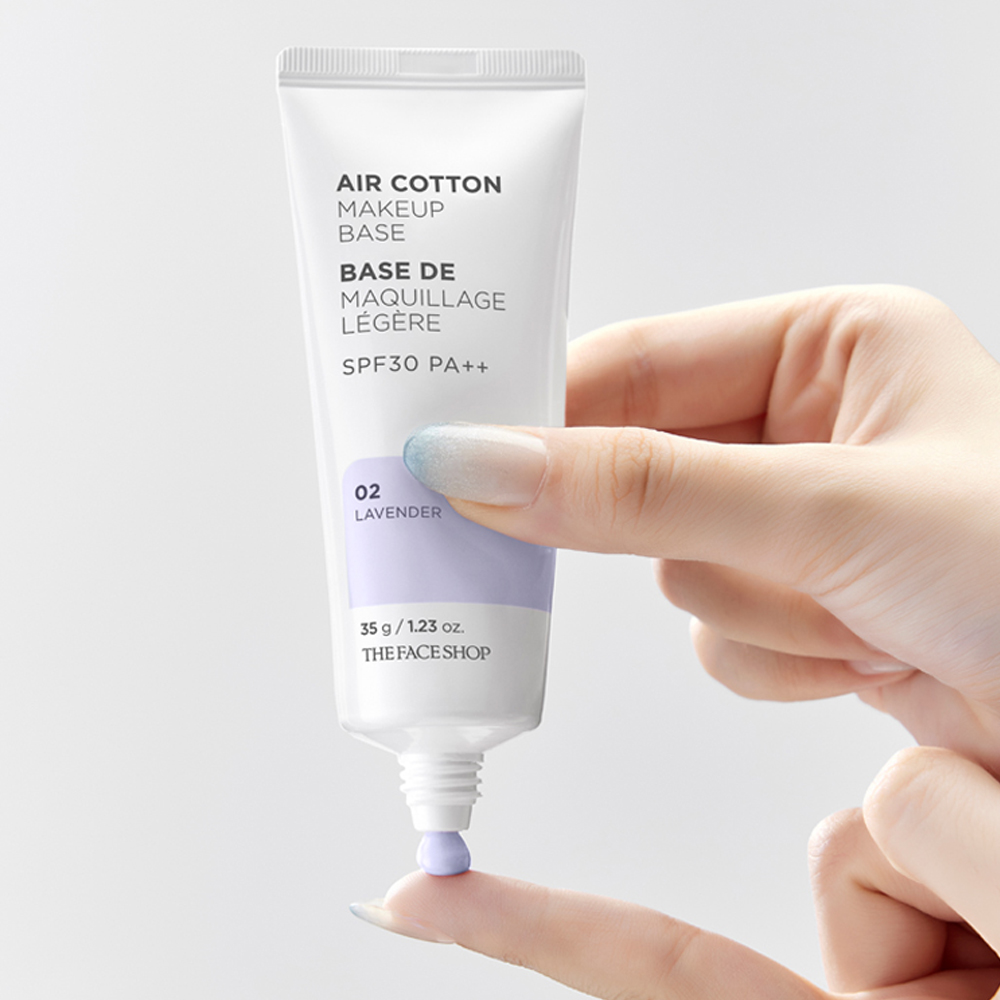 더페이스샵 fmgt 에어코튼 메이크업 베이스 35g (SPF 30 PA++) 이미지 3