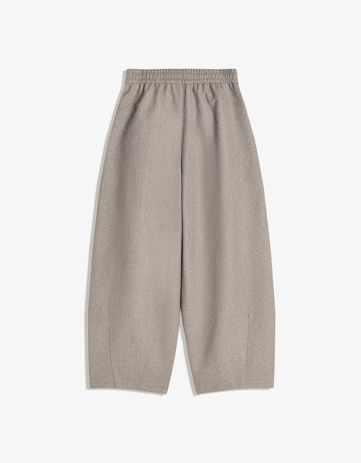 버쉬카 울 이펙트 배럴 와이드 팬츠 5144/741 SAND - 상세 이미지 3