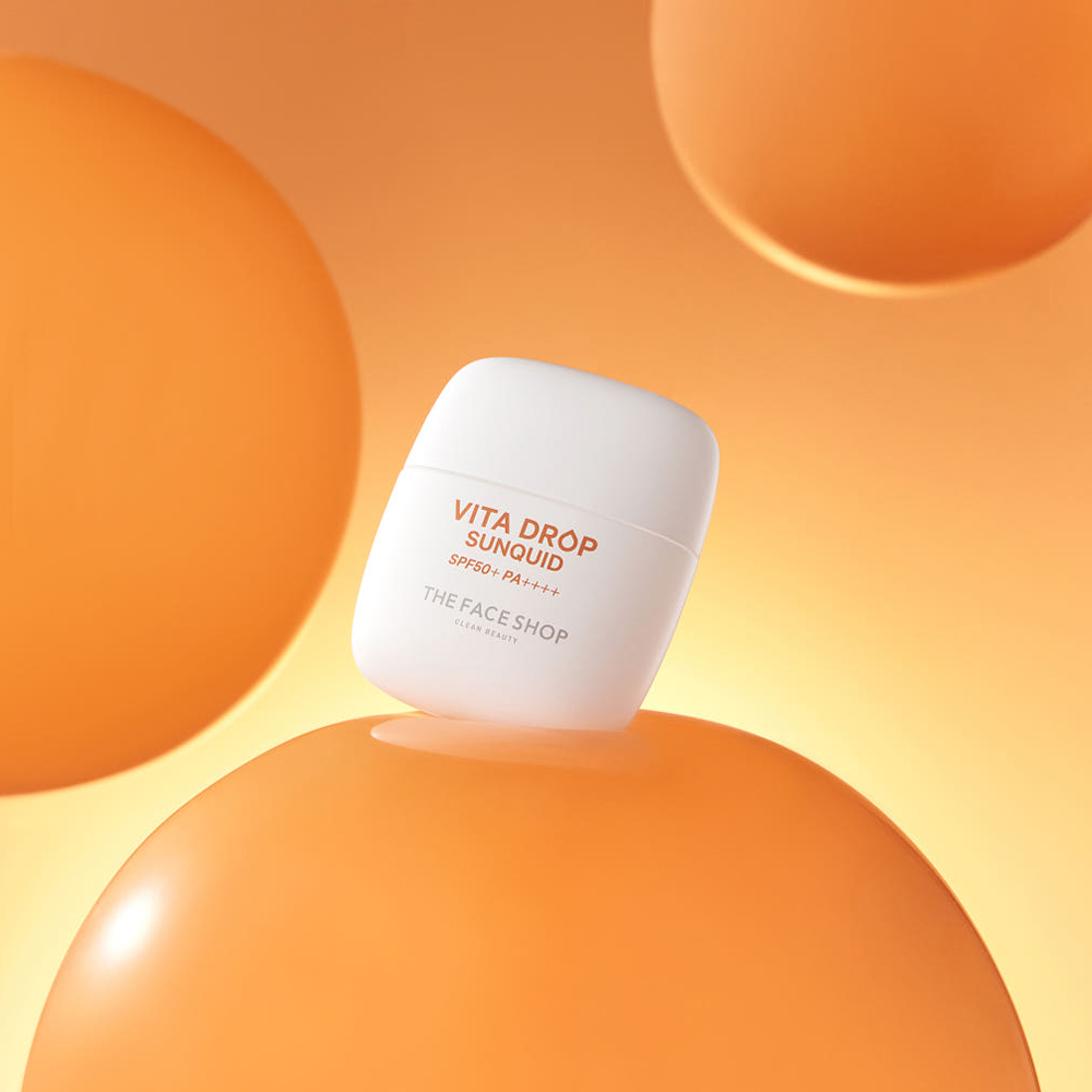 [원우PICK] 더페이스샵 비타 드롭 선퀴드 50mL (SPF50+ PA++++) - 상세 이미지 2