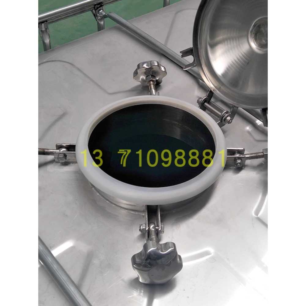 스텐레스 IBC 탱크 화학 식품용 대형 액체 저장 탱크 500L 스탠딩형 304 재질 2mm - 상세 이미지 3