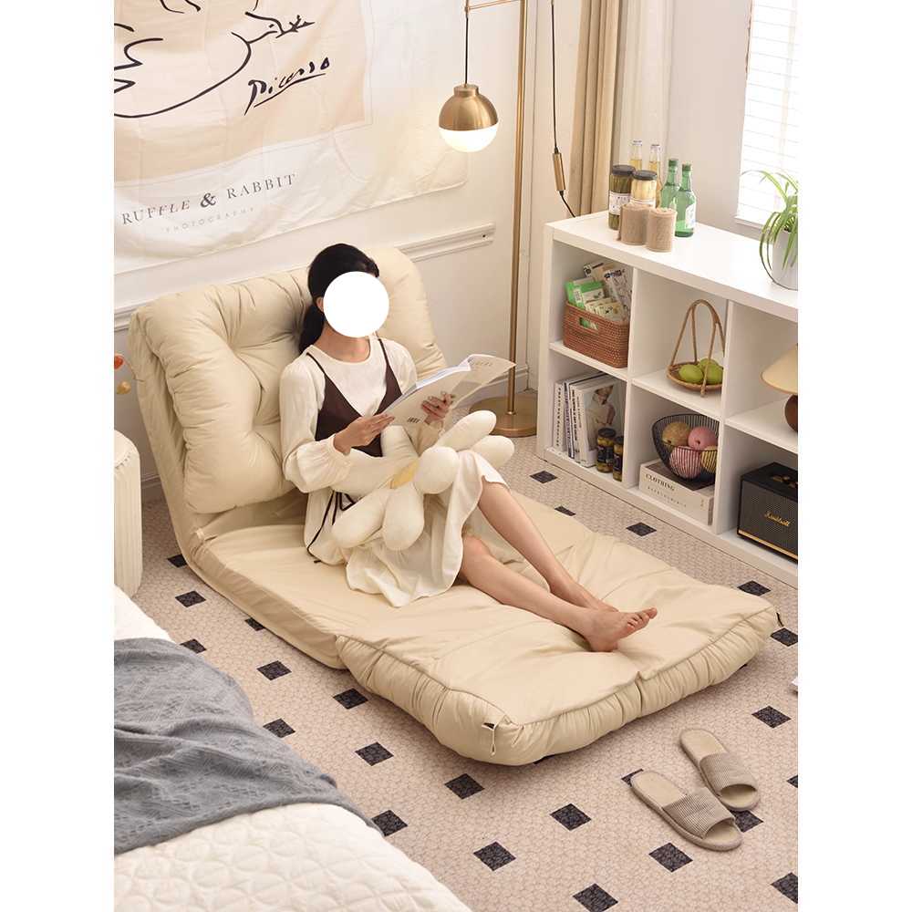 좌식 소파 거실용 편안한 등받이 쿠션 좌식 쇼파 베이지 120cm - 상세 이미지 5